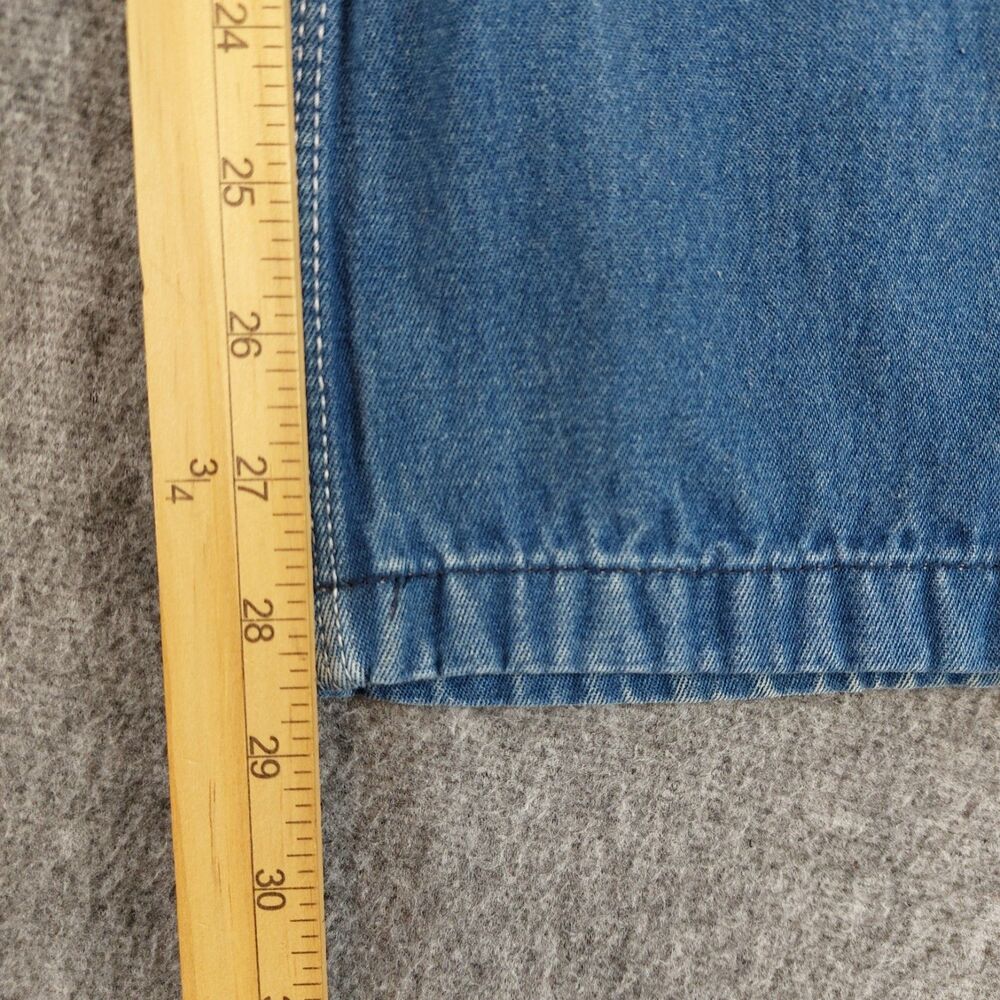 Liberty Denim Bib Overalls Youth Size 18R Blue Jean Farm Chores Fair 4-H Outdoor - Picture 5 of 8